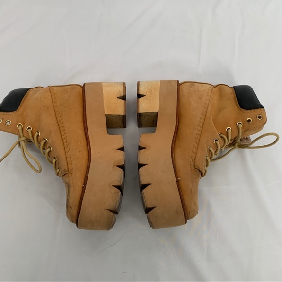 Jeffrey Campbell Nirvana Timberland Platform Boots Sz 9.5 - Picture 5 of 9